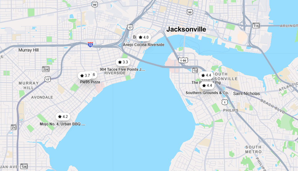 Dog friendly restaurants in Jacksonville FL where Labrador owners can eat with their dogs on the patio